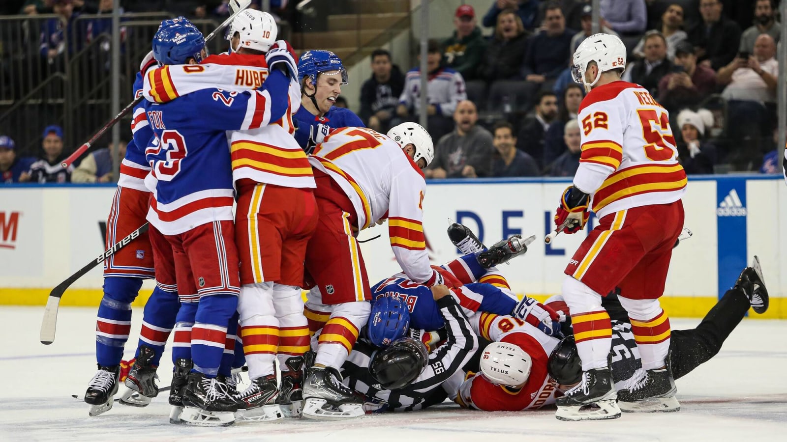  Flames earn a point in battle at Madison Square Garden