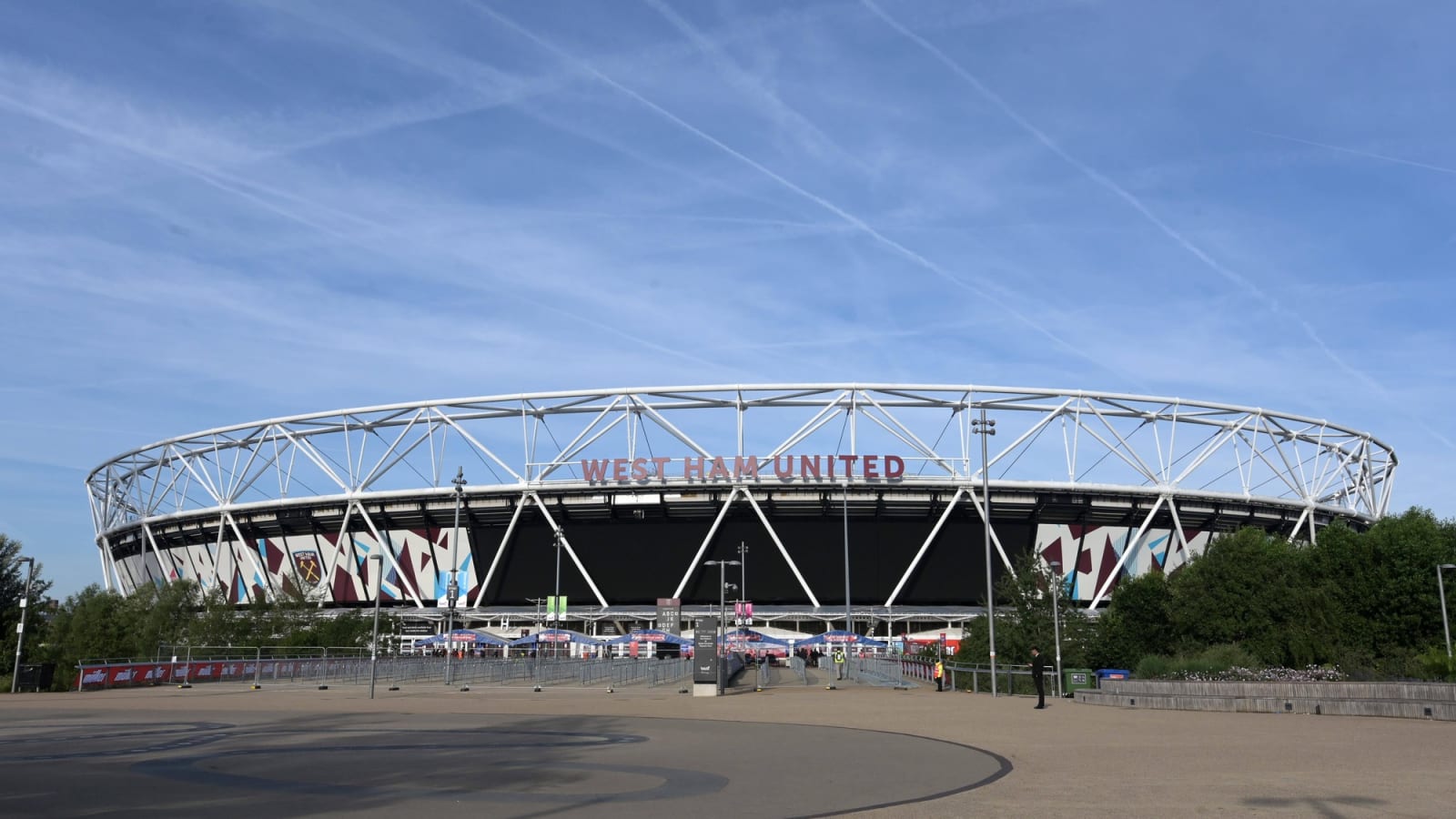 London Stadium, home of West Ham United, at Queen Elizabeth Olympic Park