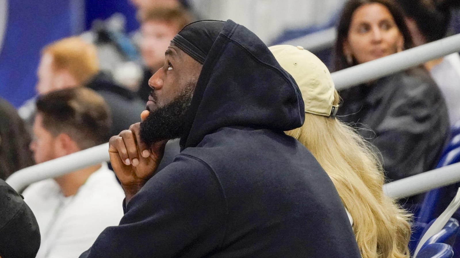 Lakers Fans Are Perplexed Seeing LeBron James And Rob Pelinka Together At Draft Combine