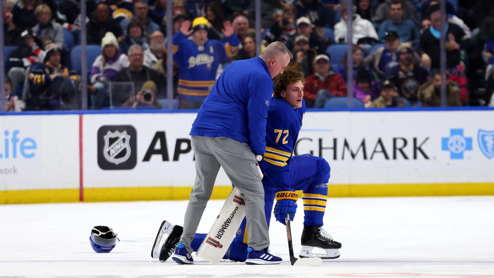 Buffalo Sabres hold team meeting after lack of response to Tage Thompson&#39;s injury
