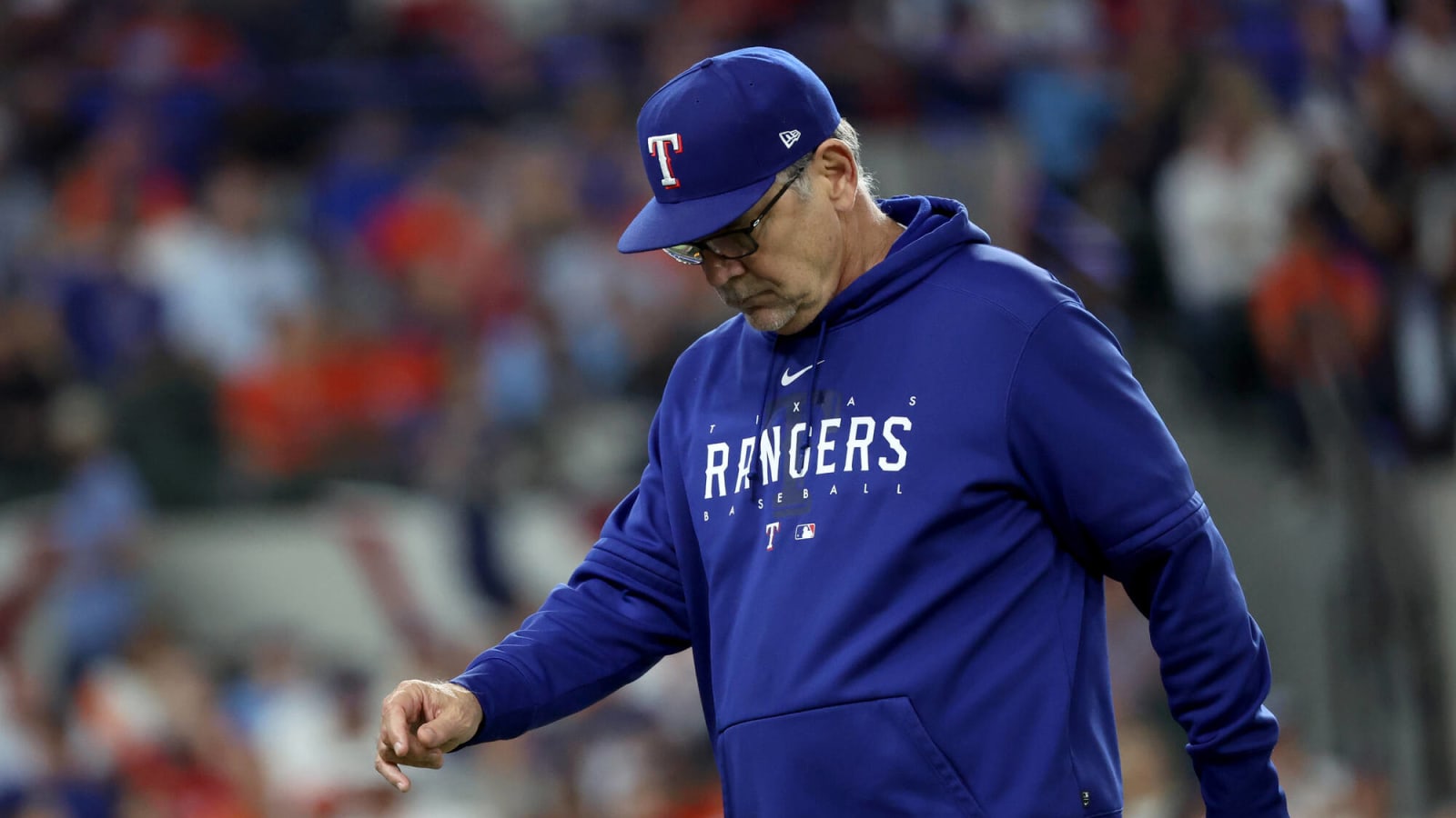 Bruce Bochy had 1 complaint after Rangers lost Game 5