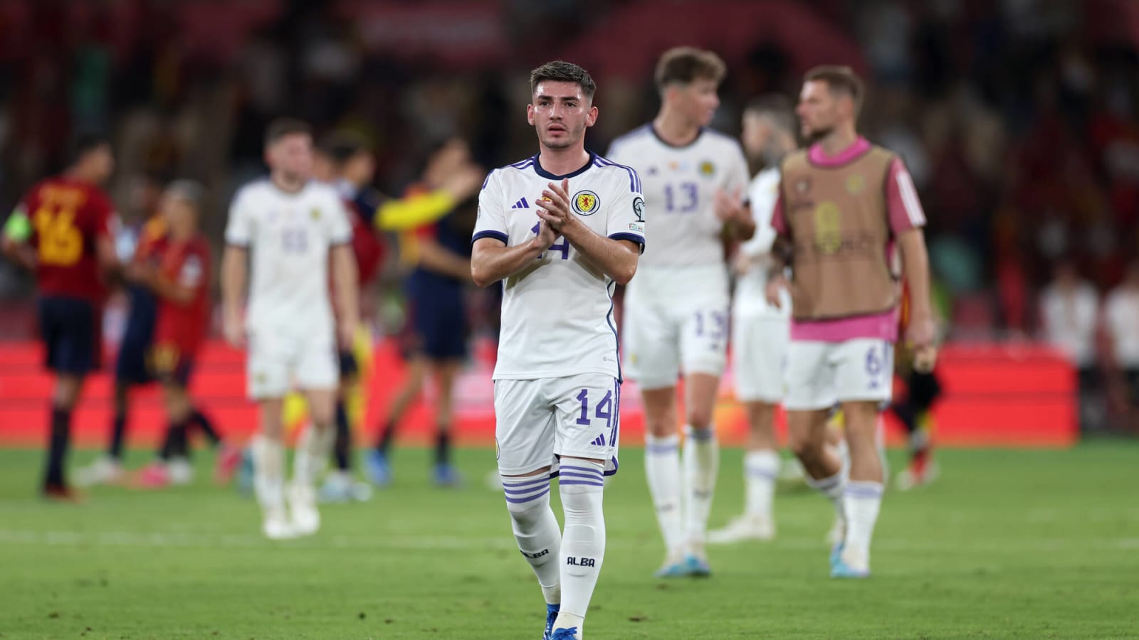 Watch: Billy Gilmour breaks the deadlock for Scotland after French mistake