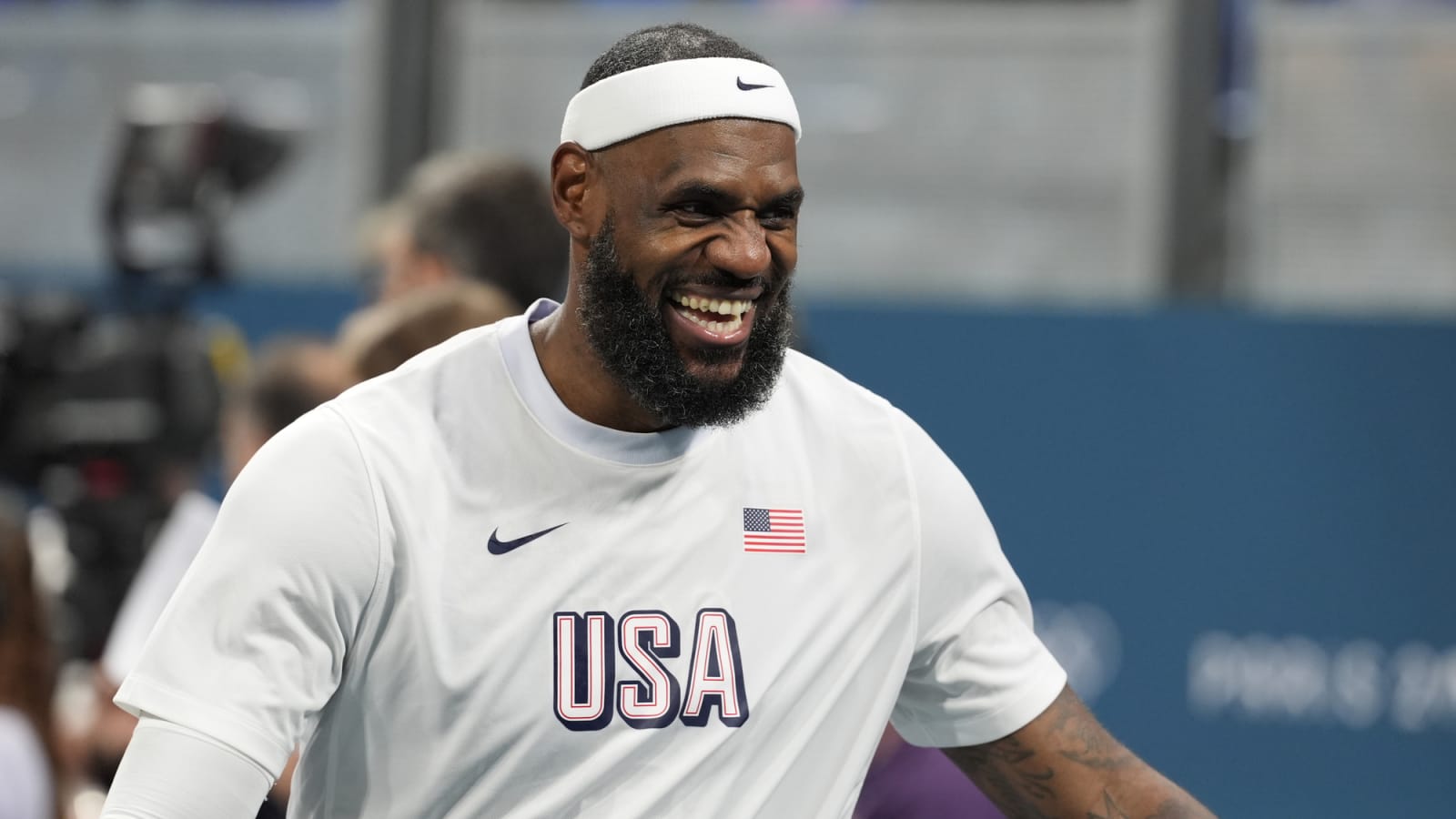 Tom Brady Links Up With LeBron James In Paris Ahead Of Team USA’s Quarter-Final
