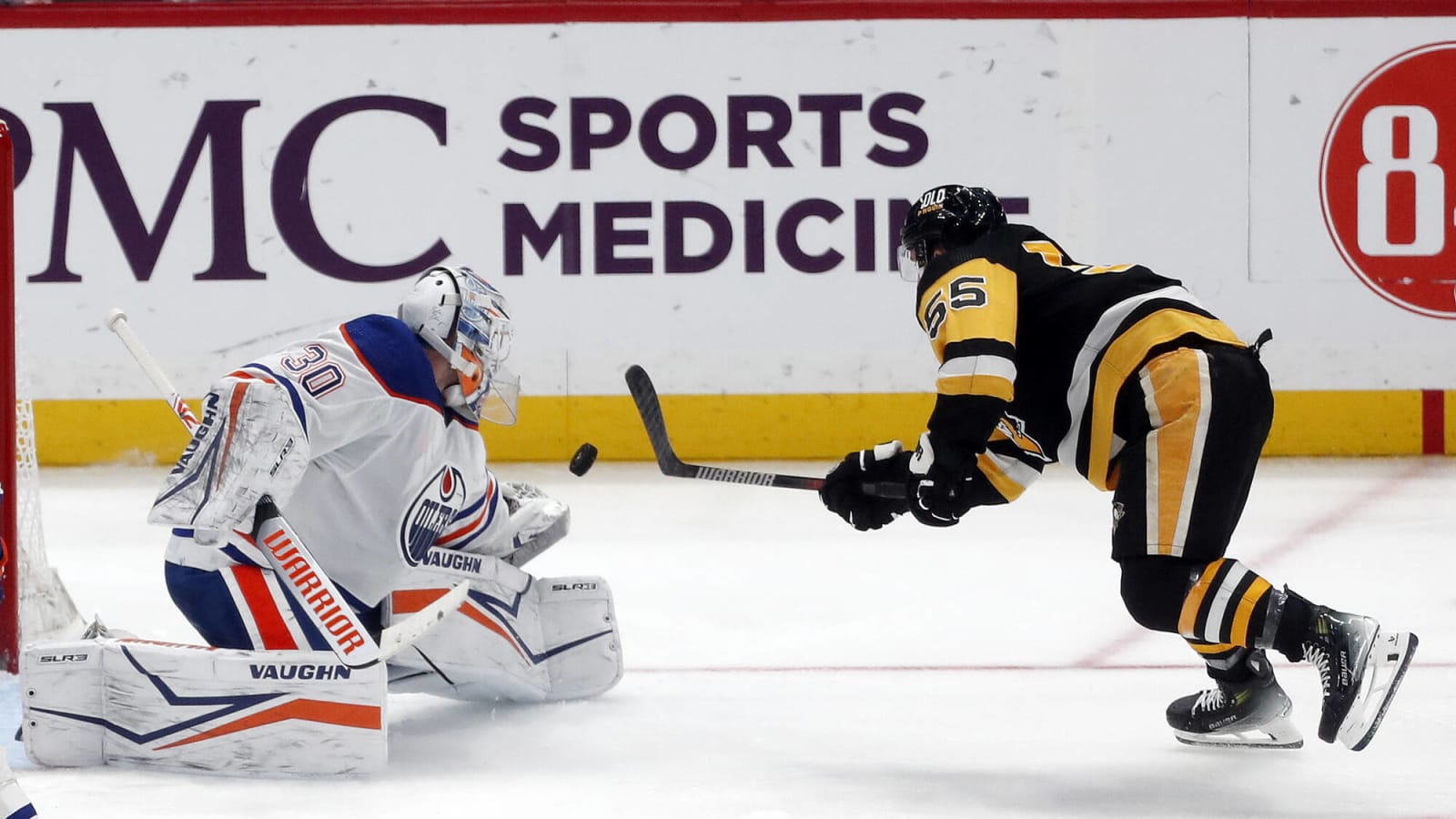 Calvin Pickard shines, and offence from the defence leads the way in Oilers 4-0 win over the Penguins