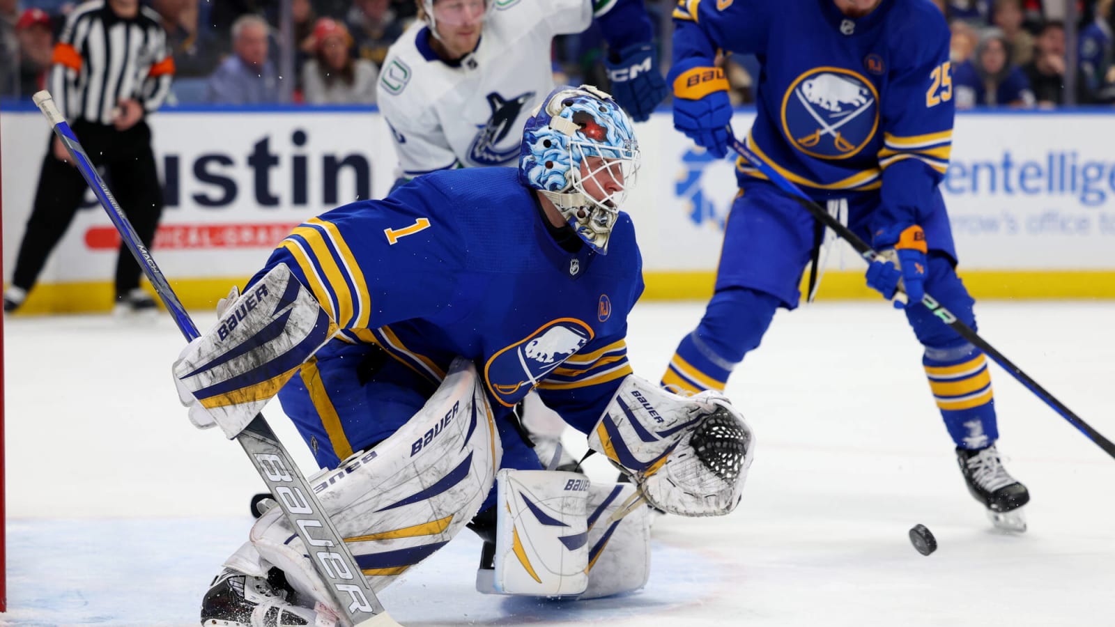 Sabres Grades: Luukkonen Perfect Against Sharks Attack