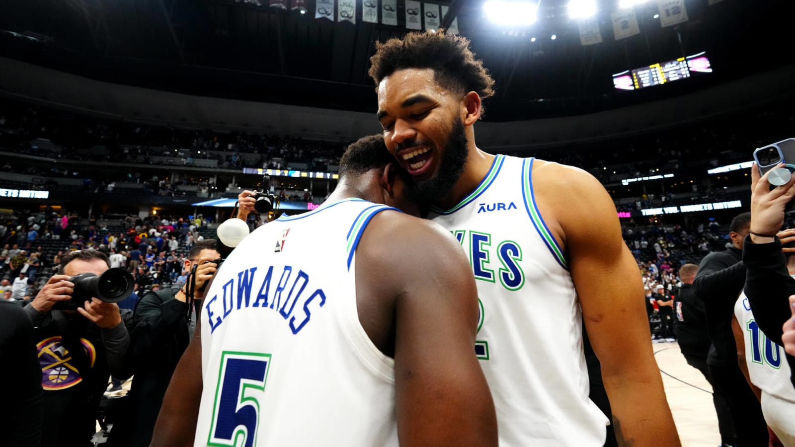 Minnesota Timberwolves: Anthony Edwards Praises Karl-Anthony Towns for Incredible Game 7 Heroics