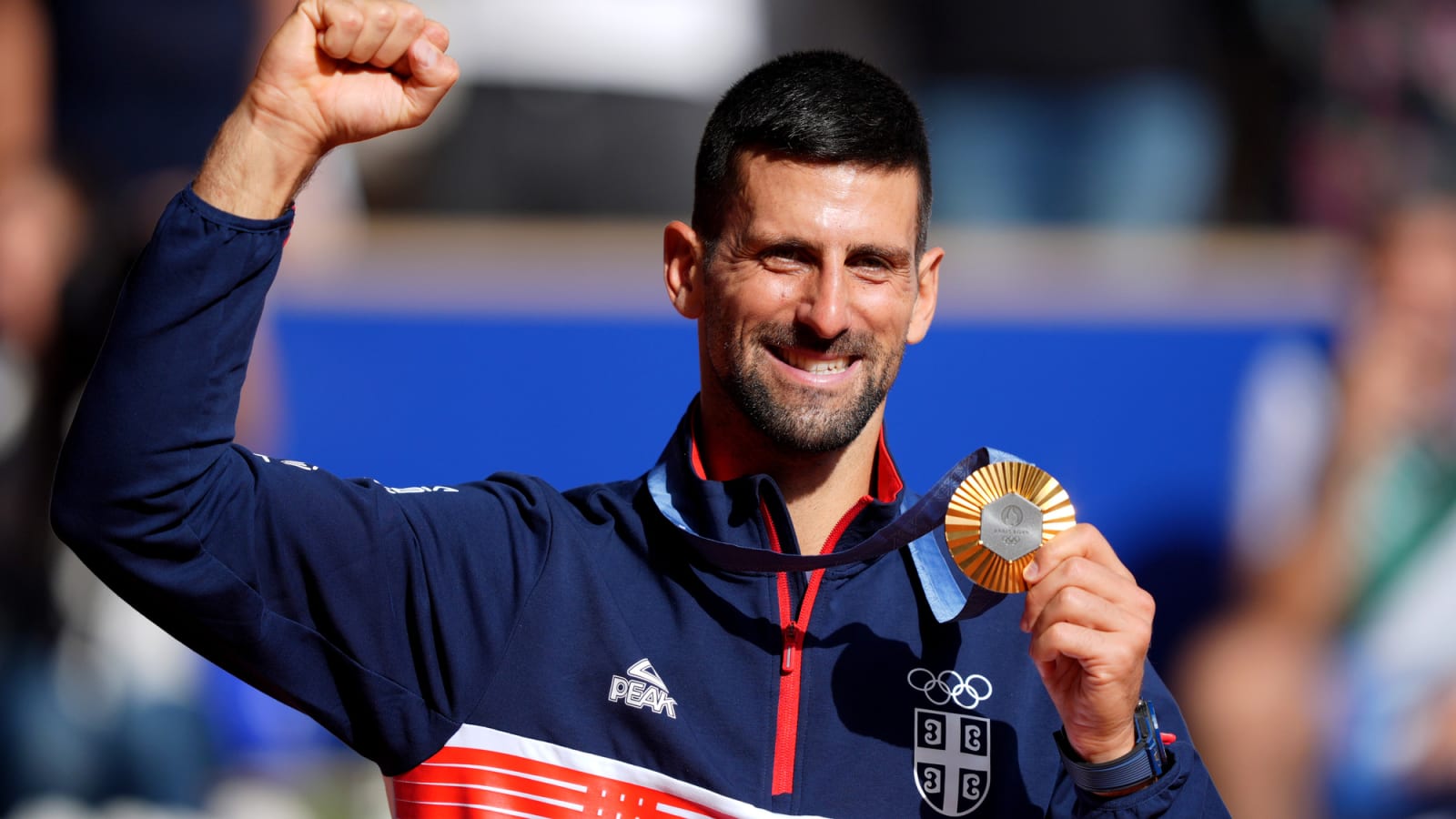 'Rare moments when I get to hold it' Novak Djokovic reveals his kids