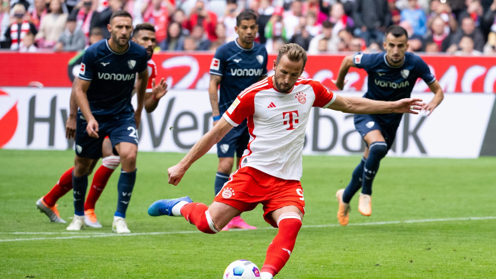 Harry Kane breaks Bayern record as he bags his first hat-trick and assists another two during 7-0 win