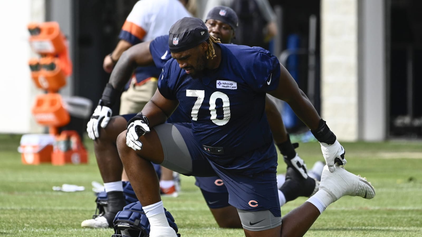 Chicago Bears activate OT Braxton Jones and waive 2022 draft pick at center Doug Kramer