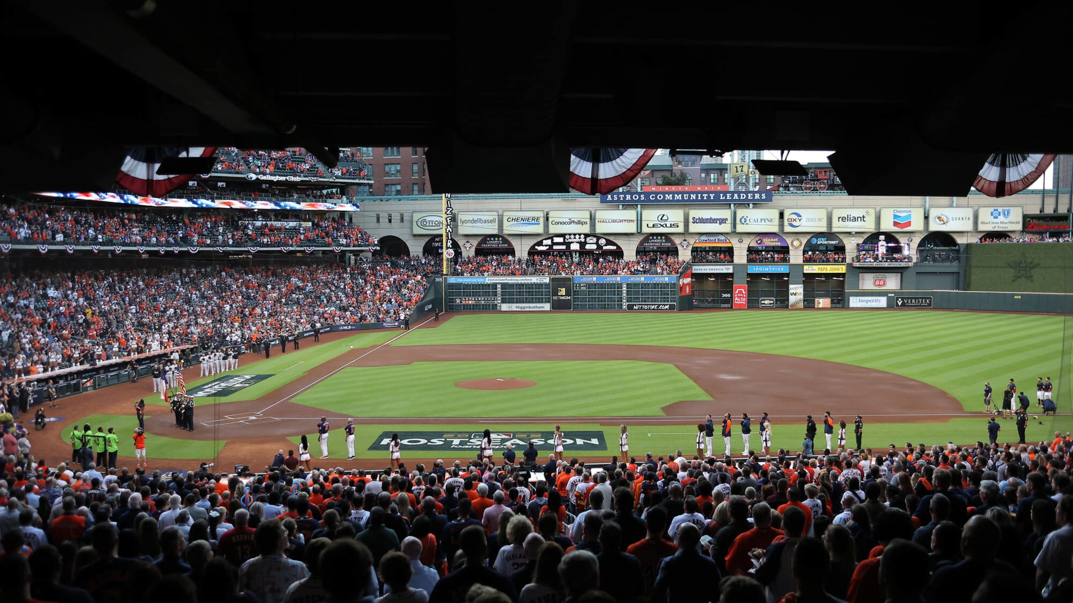 Houston Astros Unsigned Minute Maid Park Closed Roof Stadium Photograph