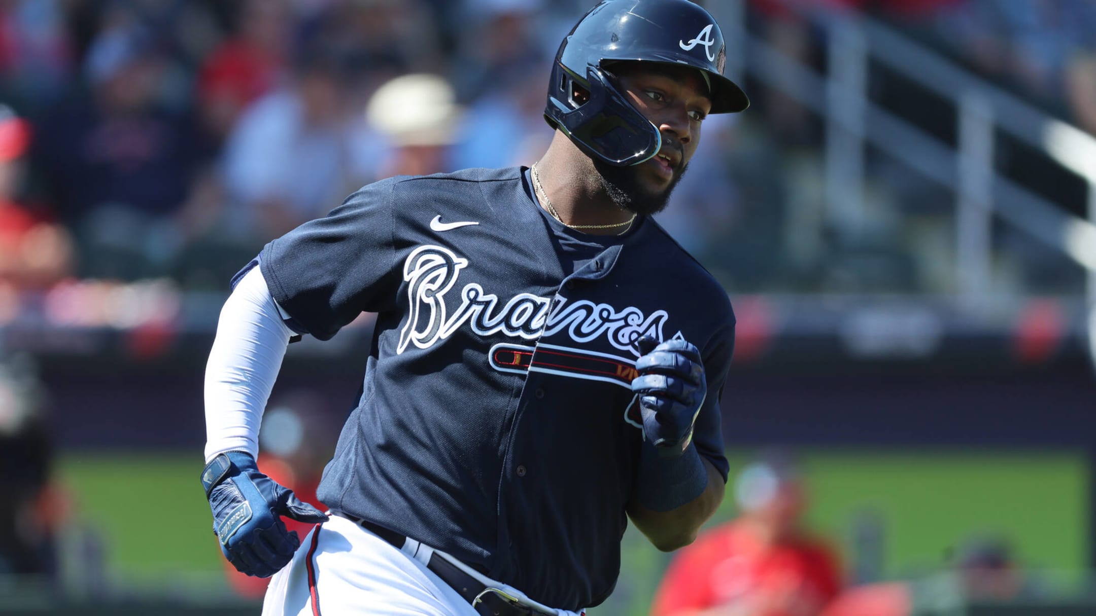 Chipper Jones had a little trouble getting into the Braves spring