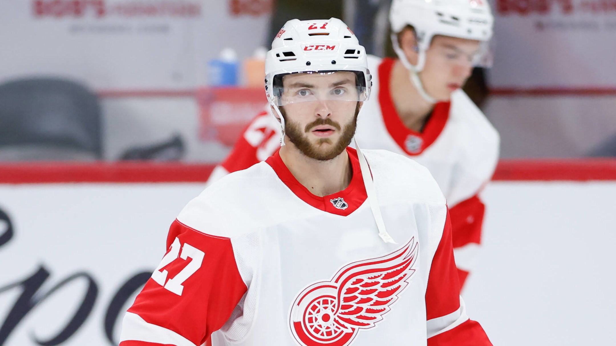 Joe Veleno working as hard as he can to make Detroit Red Wings roster