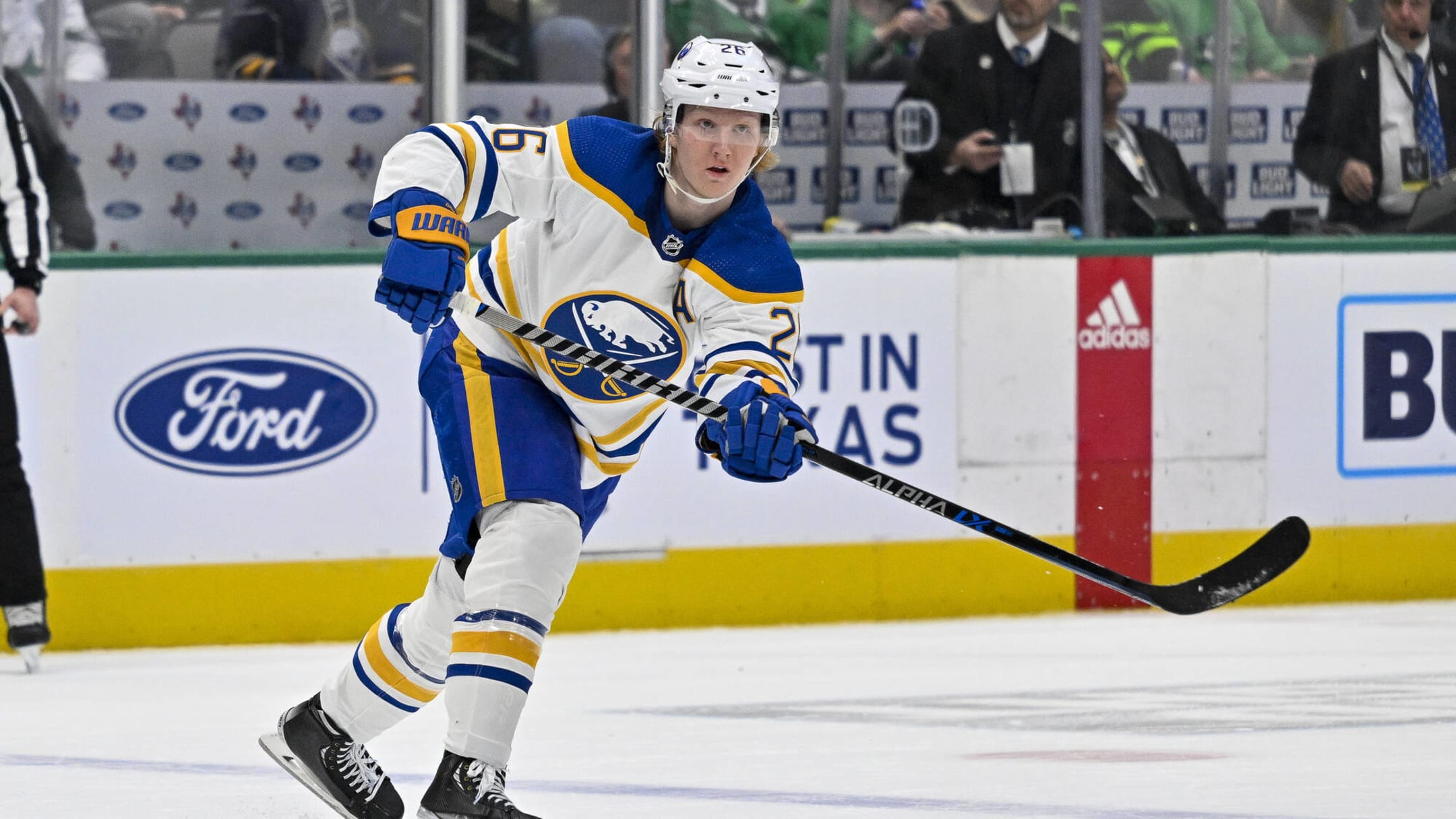 Buffalo Sabres All-Star center Tage Thompson 