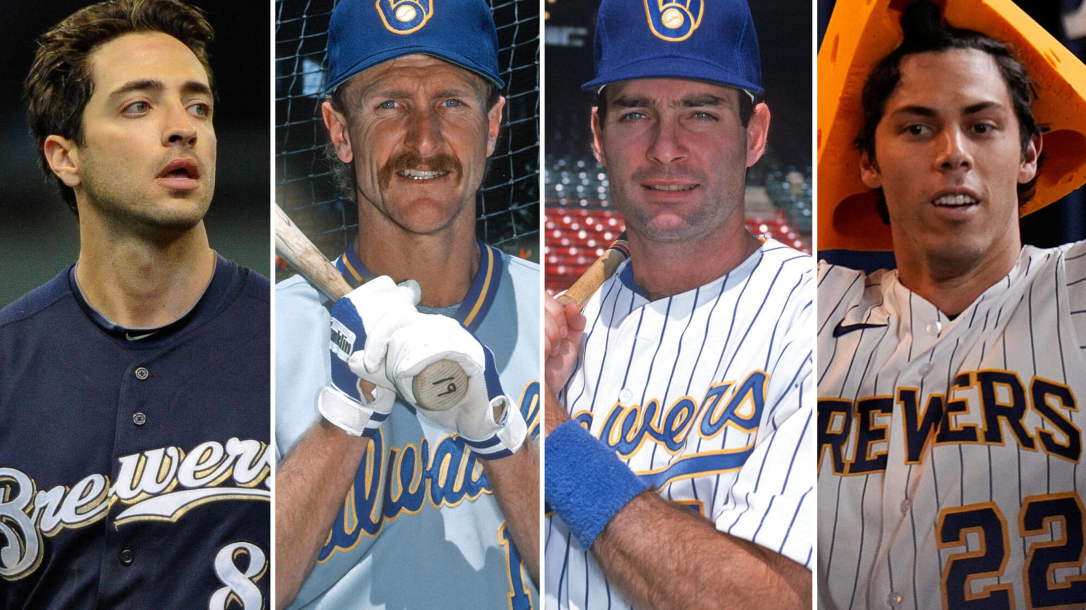 OldTimeHardball on X: Milwaukee Brewers Paul Molitor, Robin Yount