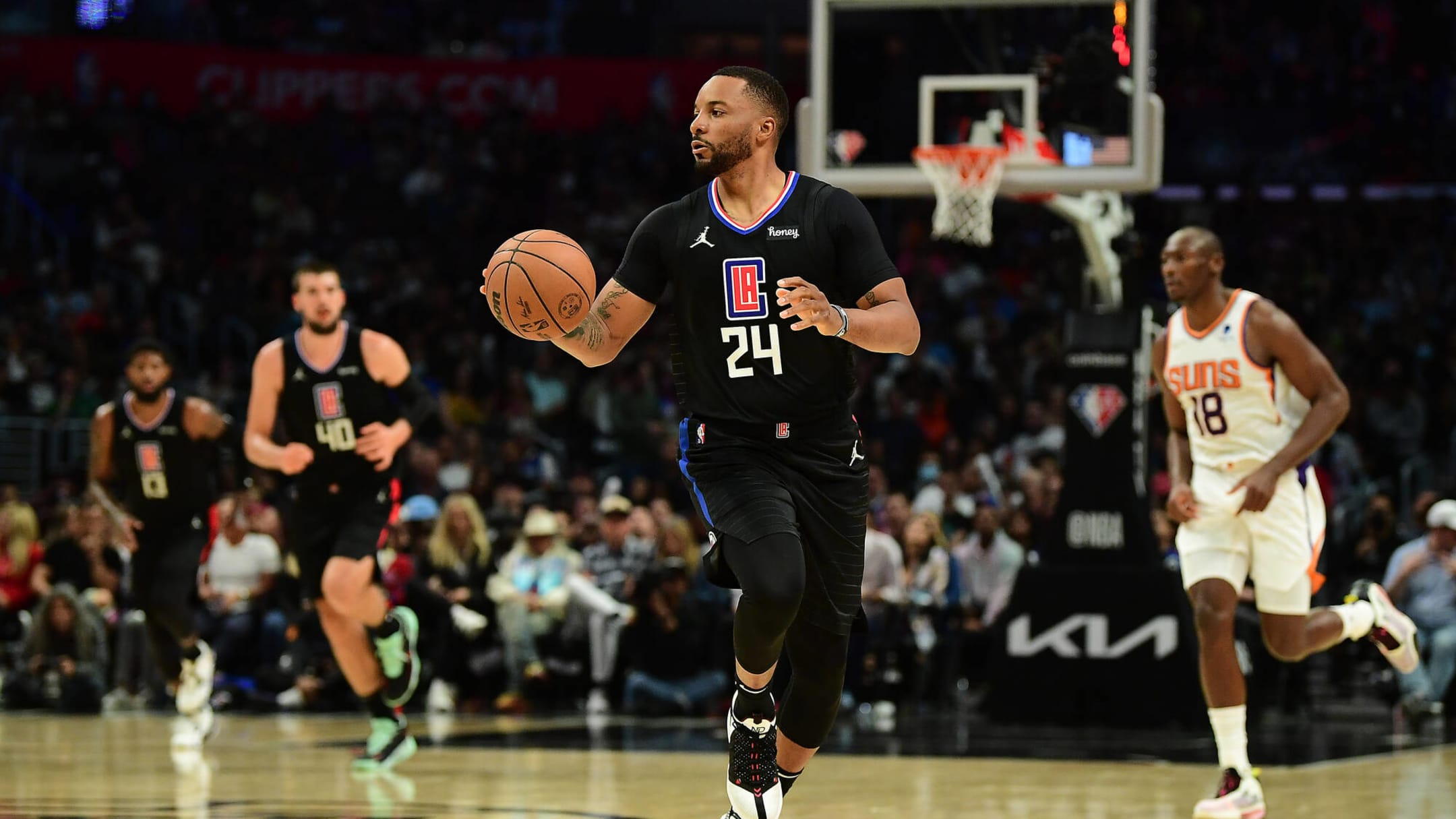 Norman Powell - Los Angeles Clippers - Kia NBA Tip-Off 2022 - Game-Worn  Icon Edition Jersey - 2022-23 NBA Season