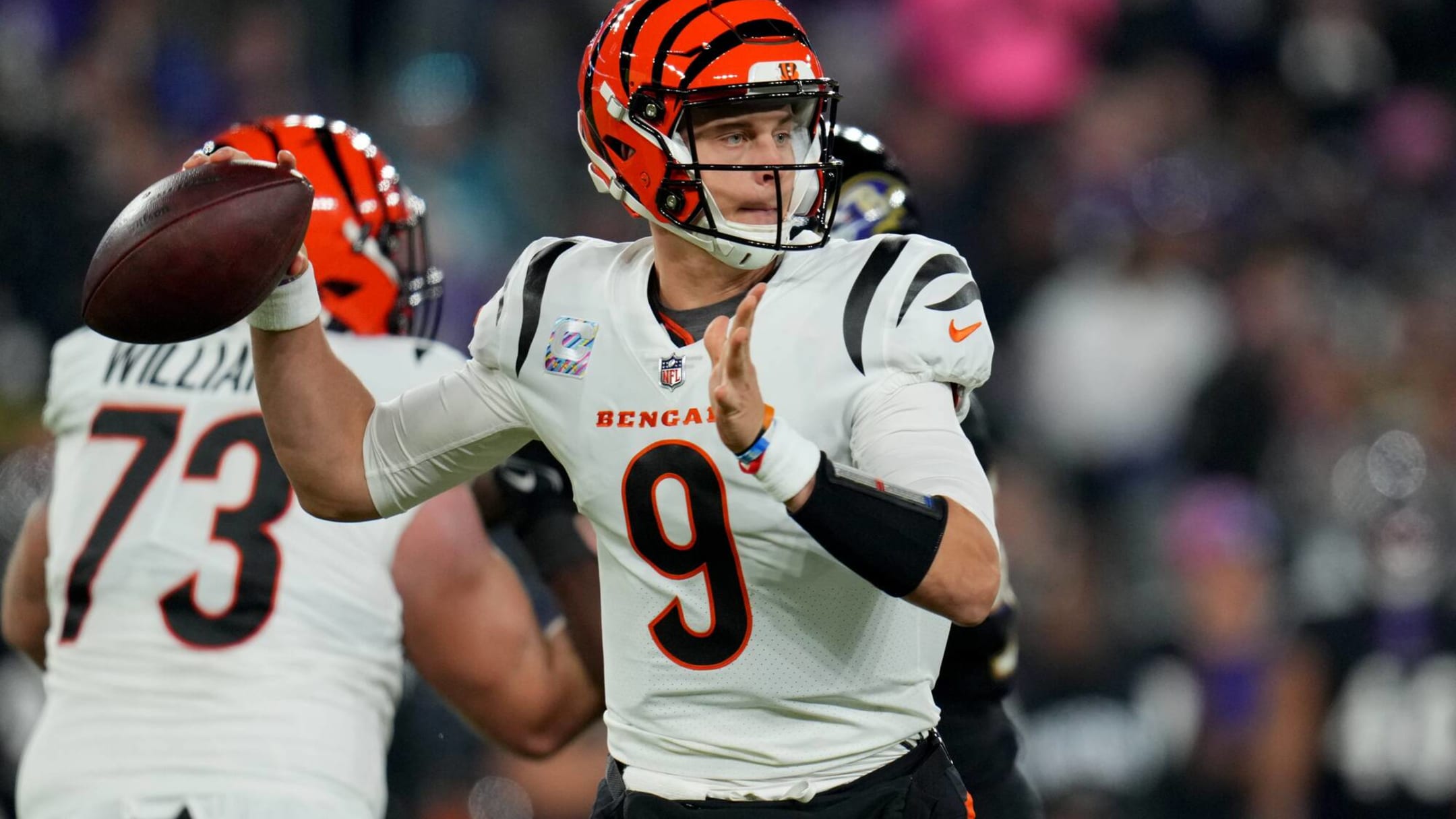 He's a killer': Bengals QB Joe Burrow braves cold elements in