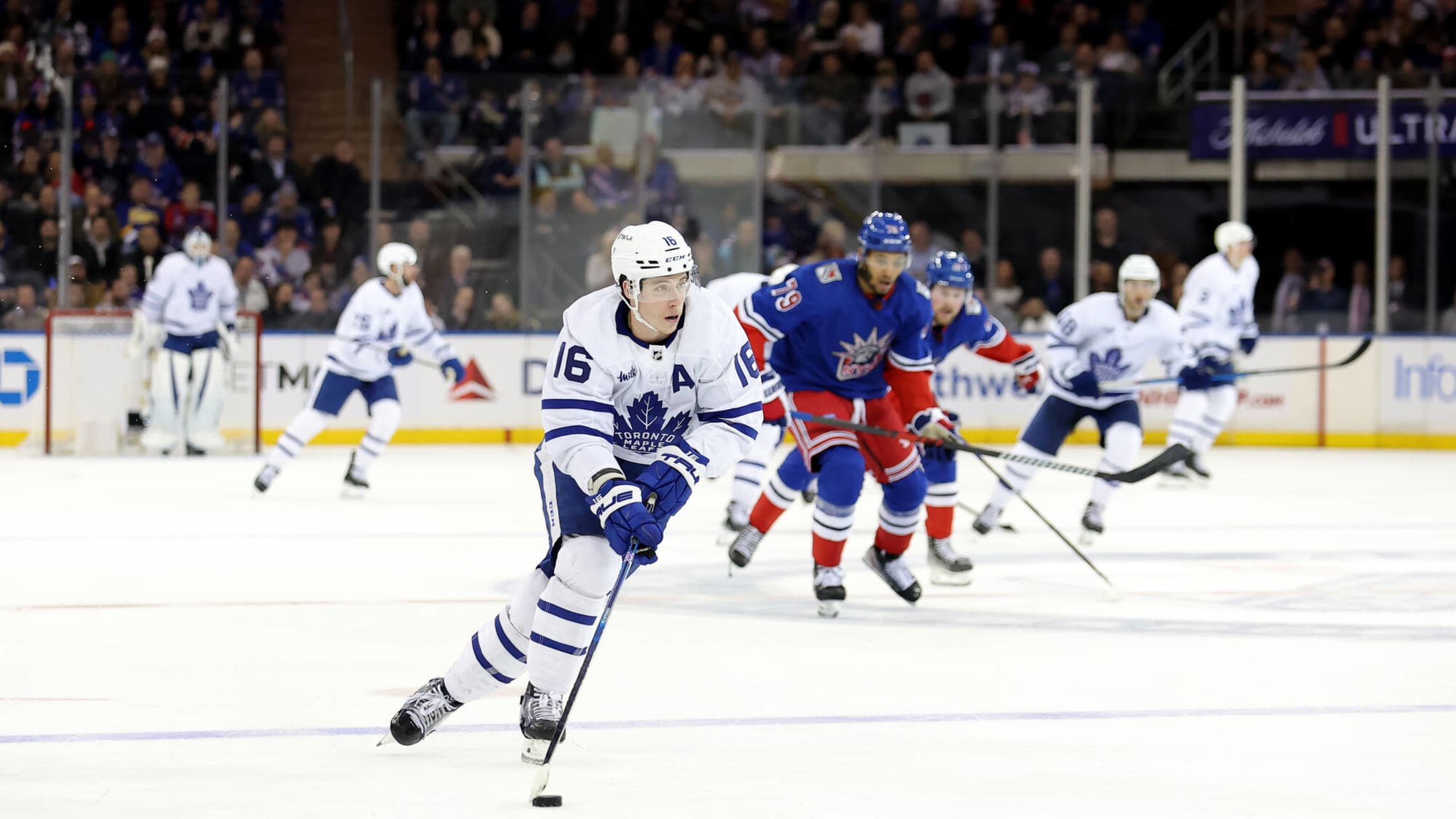 Ryan O'Reilly Toronto Maple Leafs Unsigned Hat Trick Photograph