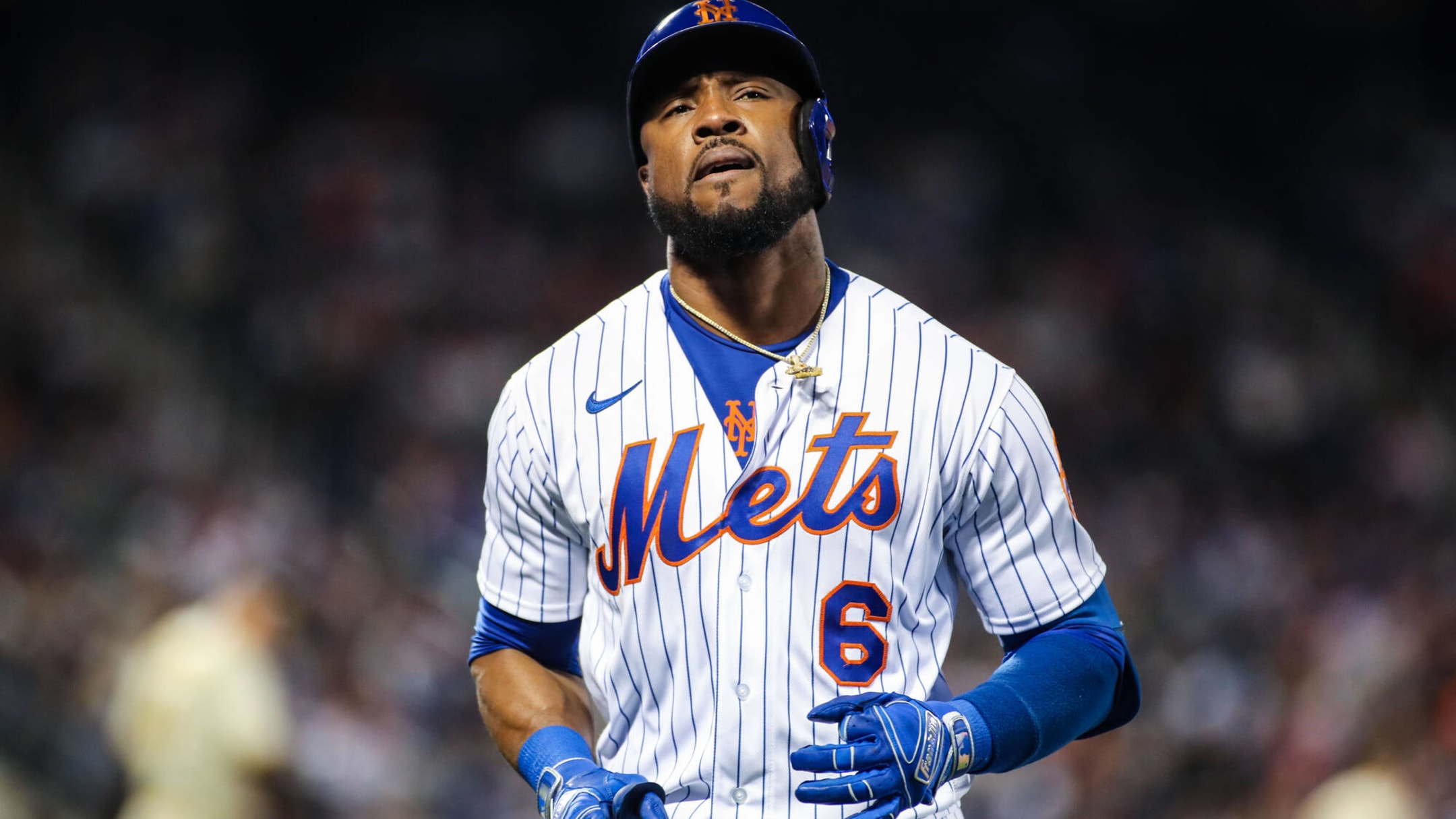 Mets' Starling Marte can play center field, but he shouldn't do it