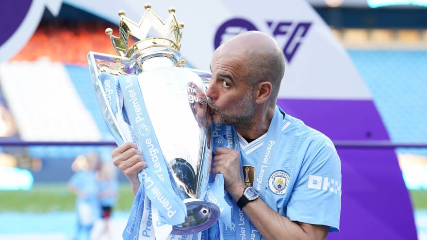 Pep Guardiola is named Premier League Manager of the Season