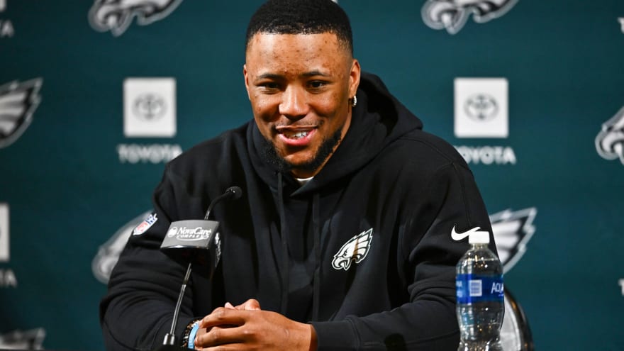 Eagles RB Saquon Barkley shares what &#39;struck&#39; him during first week of OTAs