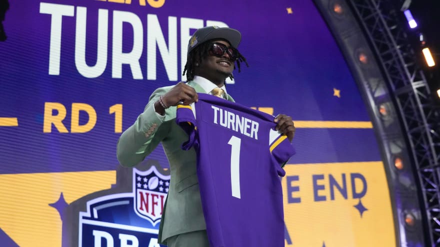 Minnesota Vikings release jersey numbers for Dallas Turner and Will Reichard