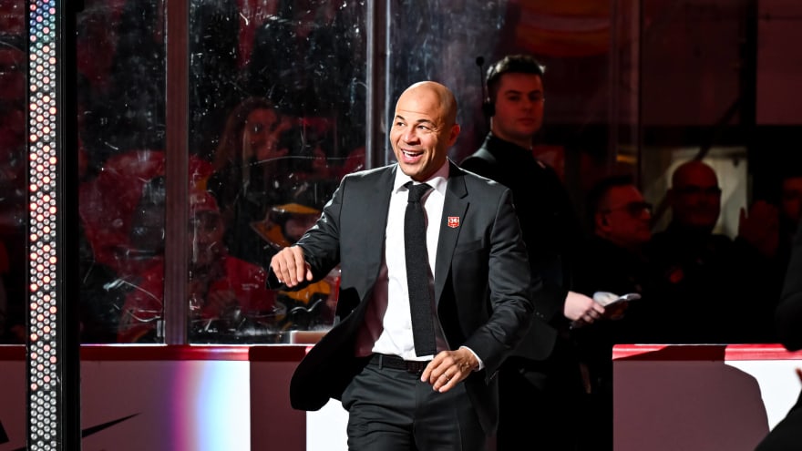 Draft: Jarome Iginla stays away when the subject concerns his son