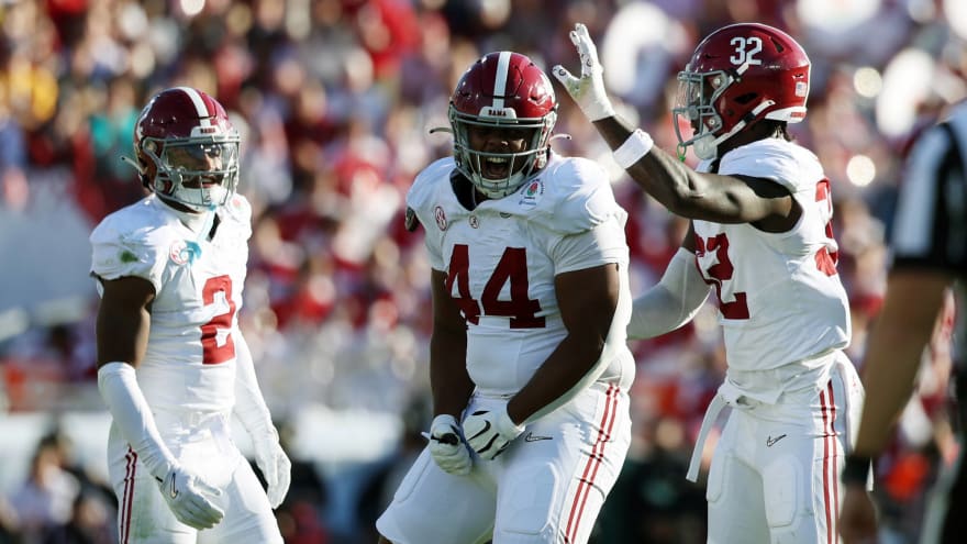 A projection of Alabama’s starting inside linebackers and backups before summer workouts