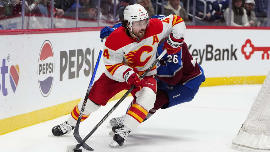 Report: The Flames have received plenty of calls about Rasmus Andersson since the Quinn Hughes trade