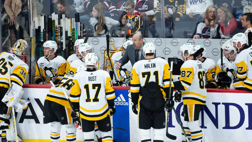  Time for Changes Behind Penguins Bench