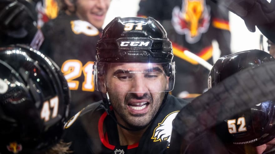 Flames forward Nazem Kadri suits up for 1,000th NHL game on Wednesday night