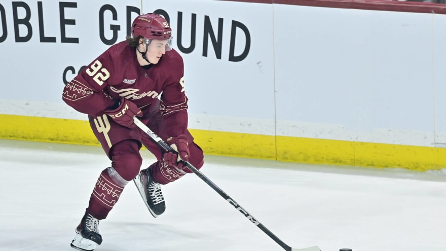 Logan Cooley nets first NHL hat trick, Coyotes crush Predators 8-4