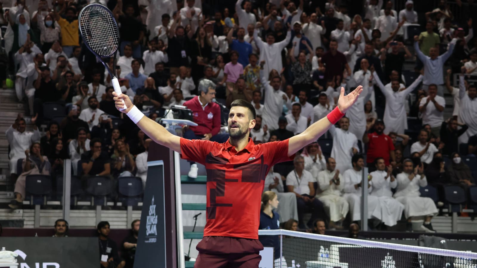 Watch: Novak Djokovic asks Rafael Nadal to dance with him ahead of last clash at Six Kings Slam