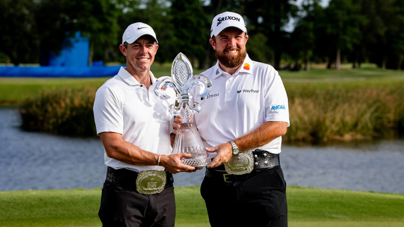 Watch: Rory McIlroy sings ‘Don’t Stop Believin’ while celebrating victory at Zurich Classic of New Orleans alongside Shane Lowry