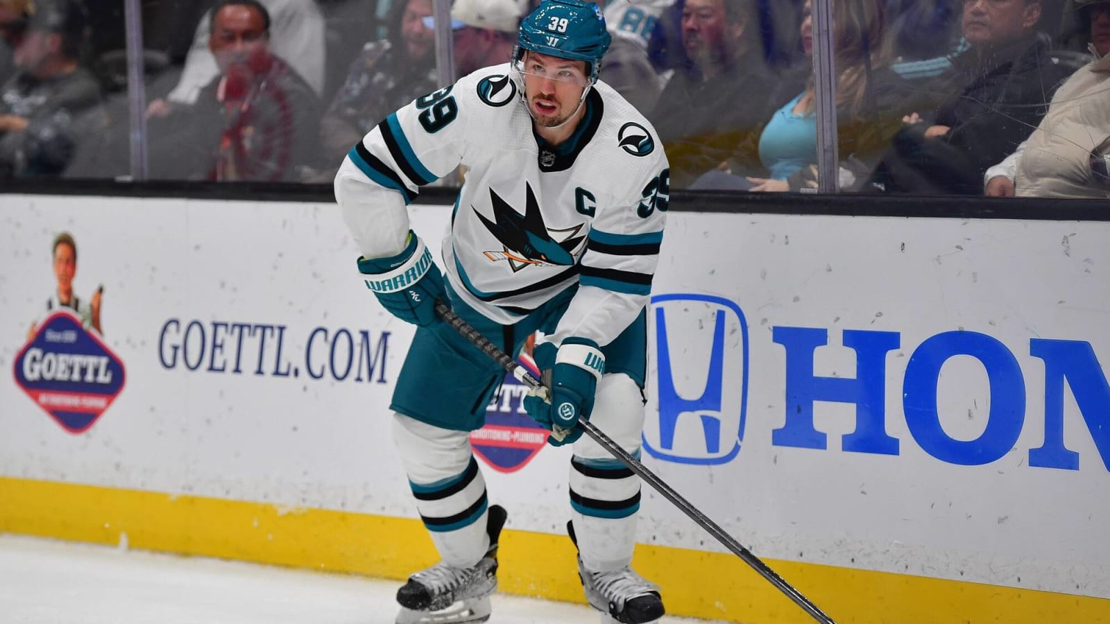 Sharks captain Logan Couture out week-to-week with groin injury