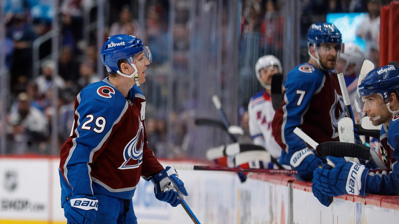 MacKinnon’s Historic Streak Ends, Avalanche Fall To Rangers In Shootout