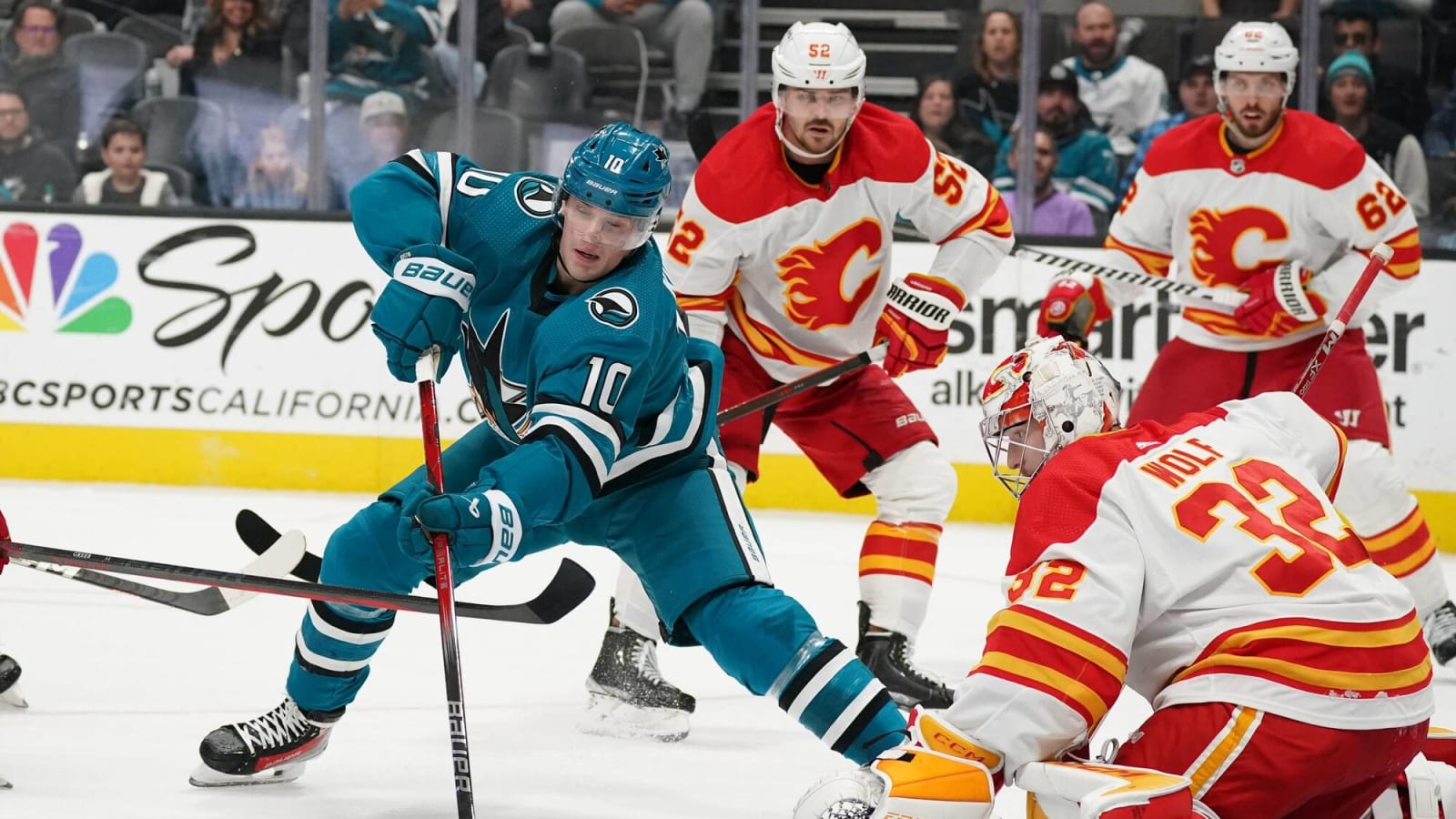 Flames overcome slow start, slay Sharks with special teams
