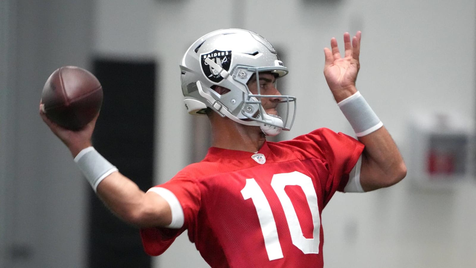 Raiders QB Jimmy Garoppolo 'excited' for joint practices with 49ers