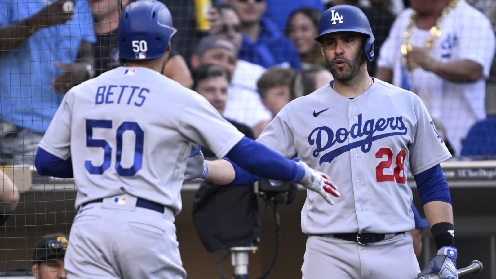 Los Angeles Dodgers place designated hitter J.D. Martinez on injured list  with groin tightness