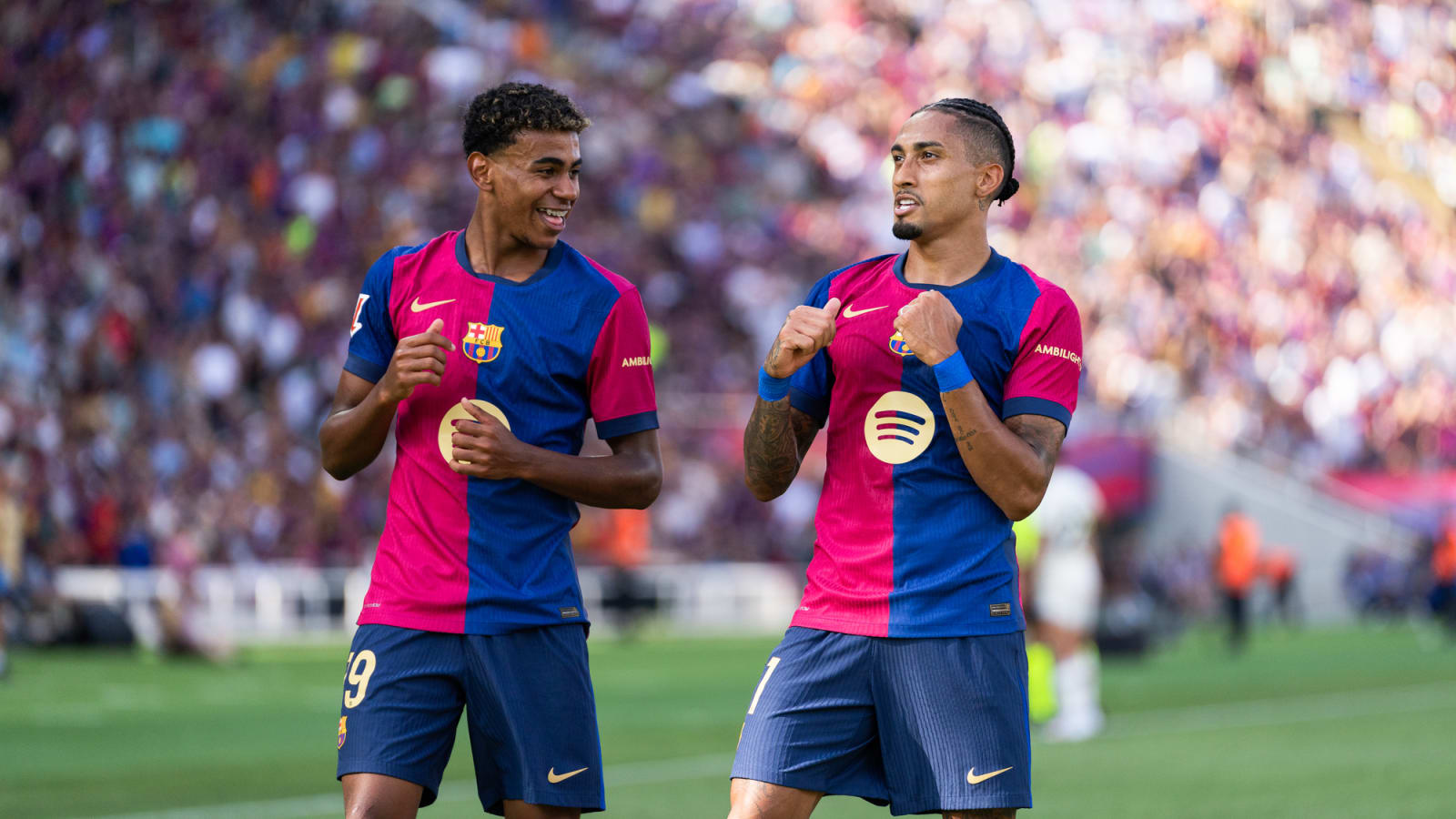 Lamine Yamal sets up Raphinha for hat-trick with UNBELIEVABLE assist against Real Valladolid
