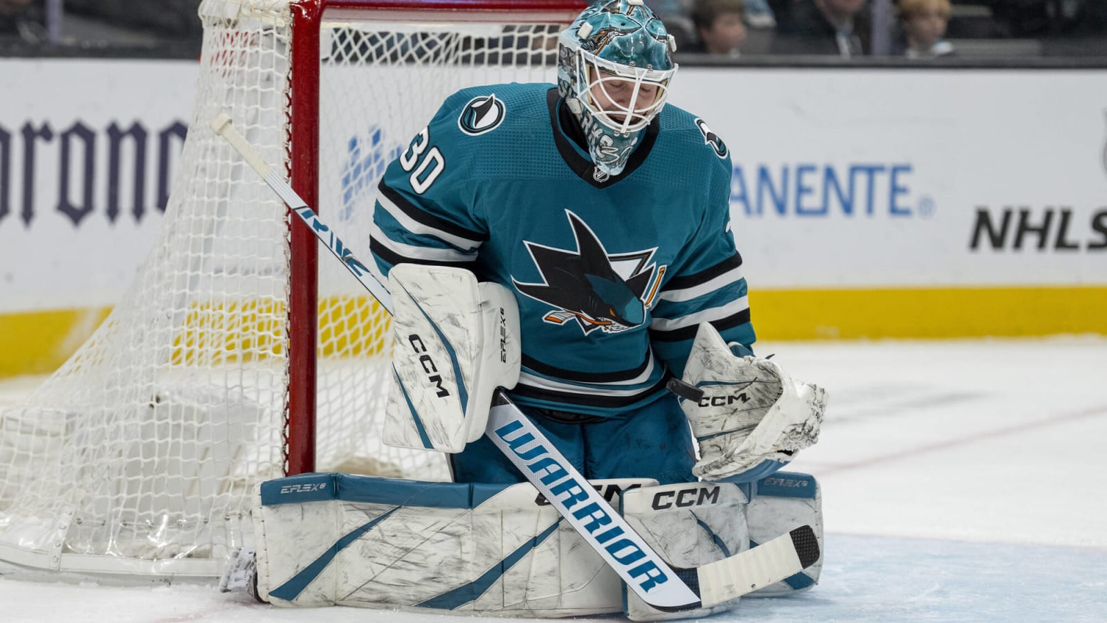 Sharks Don’t Show Up on Time for Chrona’s 1st NHL Start, Shut Out 5-0 by Oilers