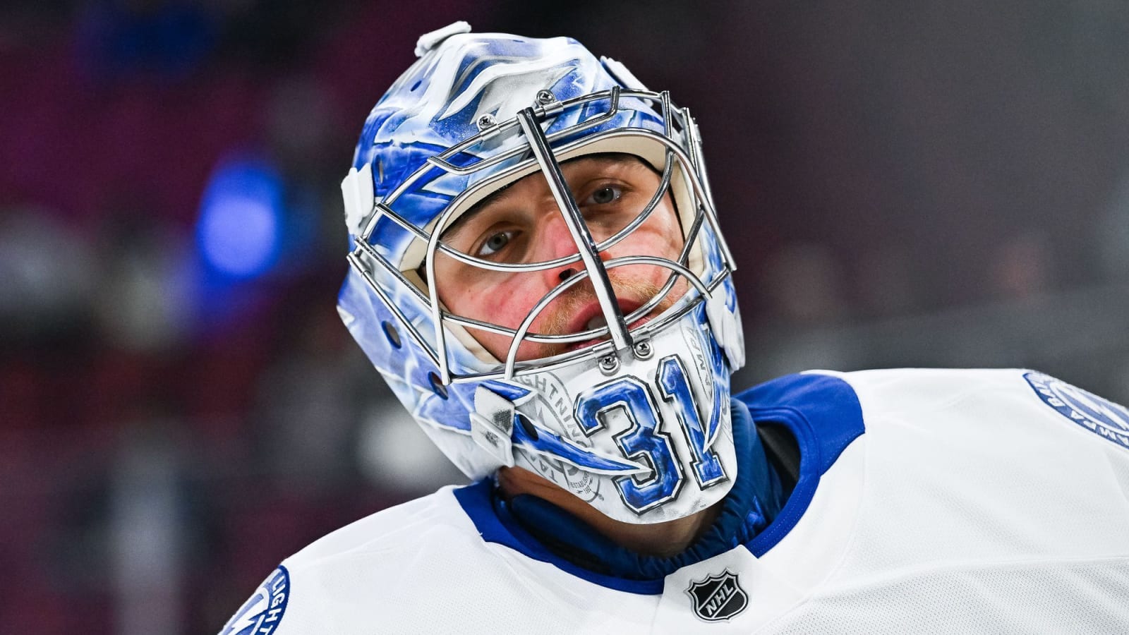 Lightning’s Jonas Johansson out day-to-day with lower-body injury