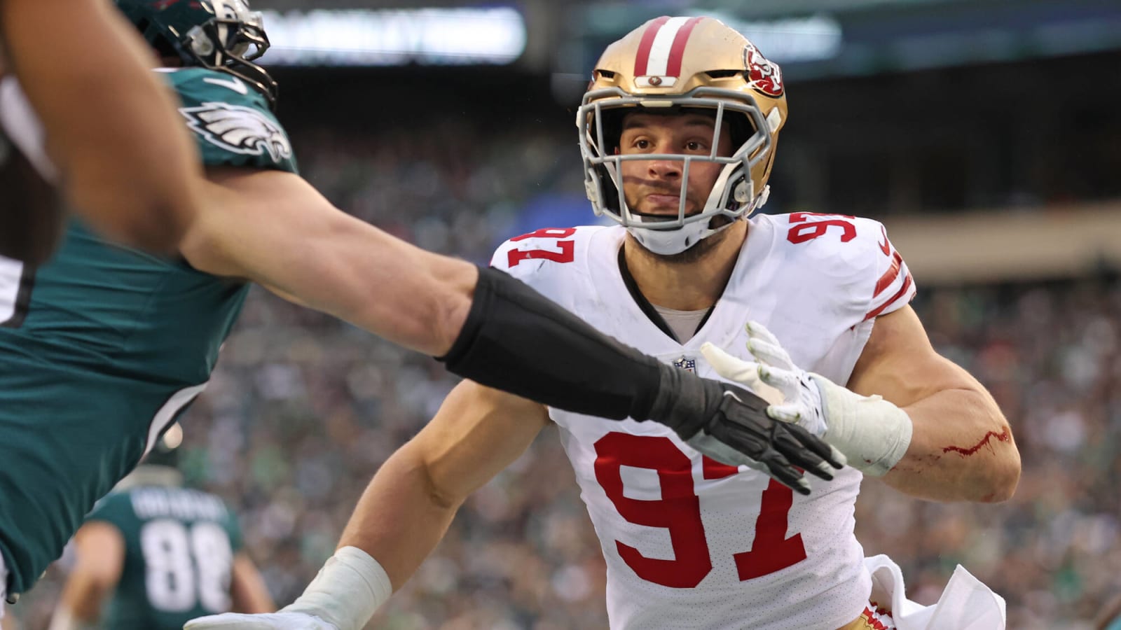 49ers&#39; John Lynch comments on Nick Bosa, Brandon Aiyuk contract extensions