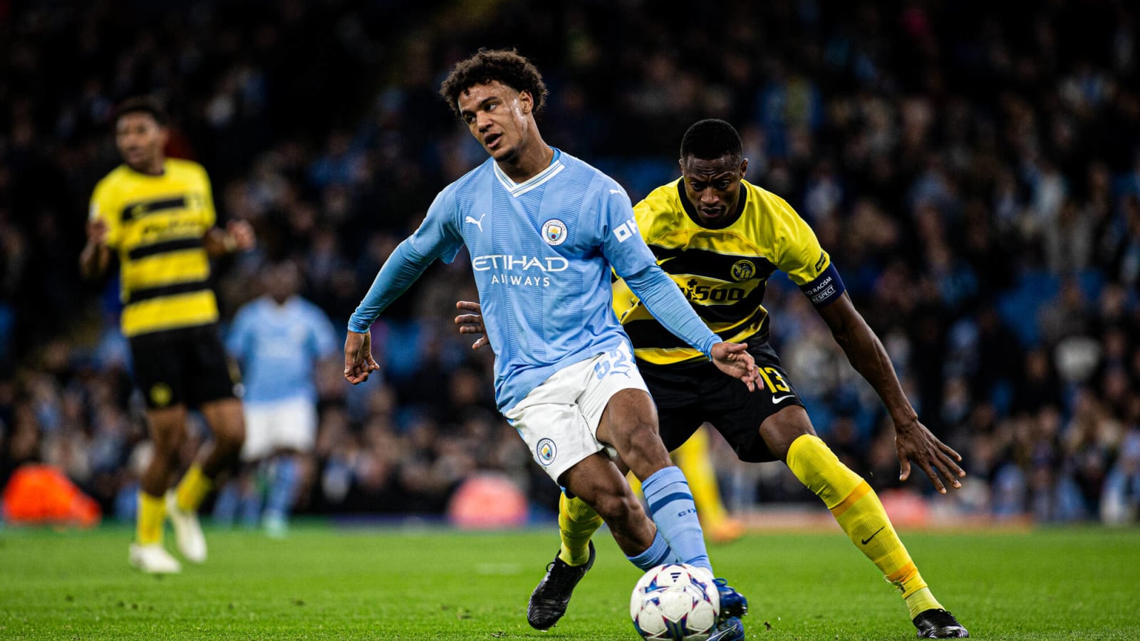 Oscar Bobb is determined to make it at Manchester City