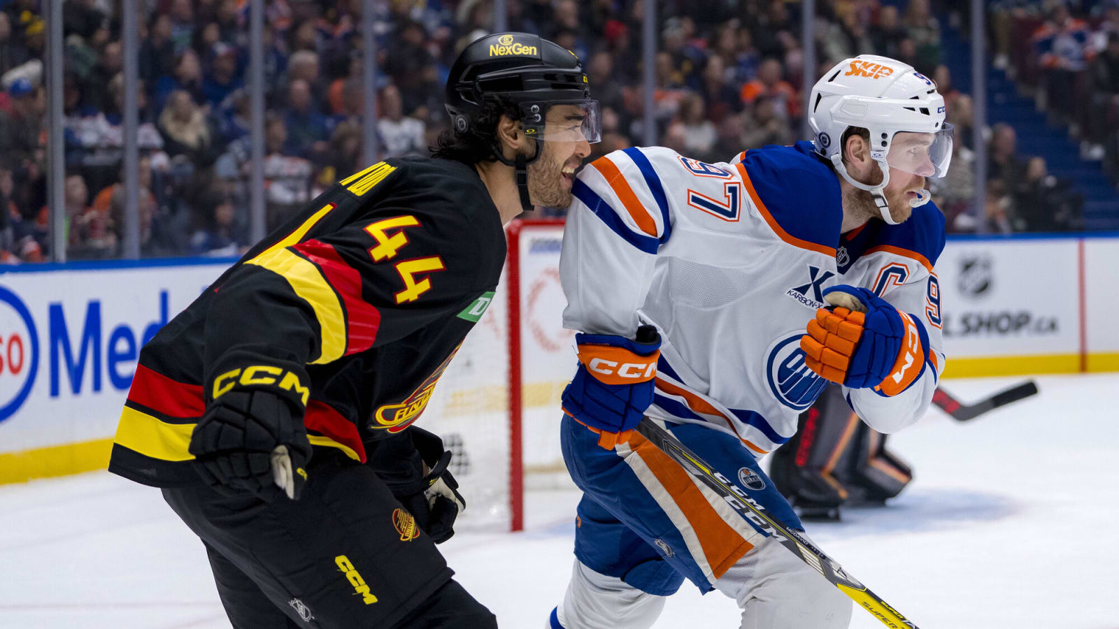 Canucks’ Kiefer Sherwood leaves game for undisclosed reasons