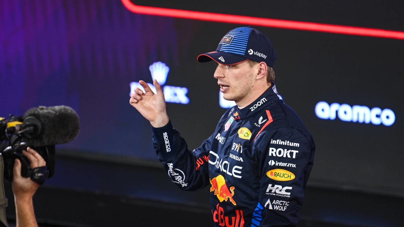 Max Verstappen rejoices narrowly clinching Pole Position from Charles Leclerc at ‘difficult’ Bahrain GP Qualifying