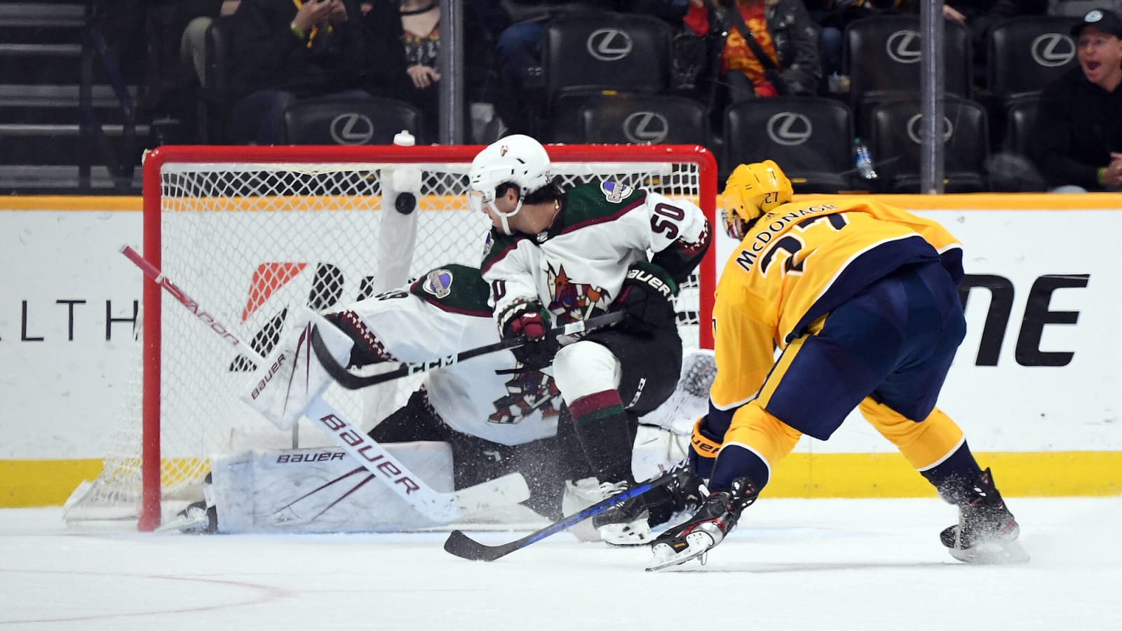 Predators storm back from down two, beat Coyotes 5-4 in OT