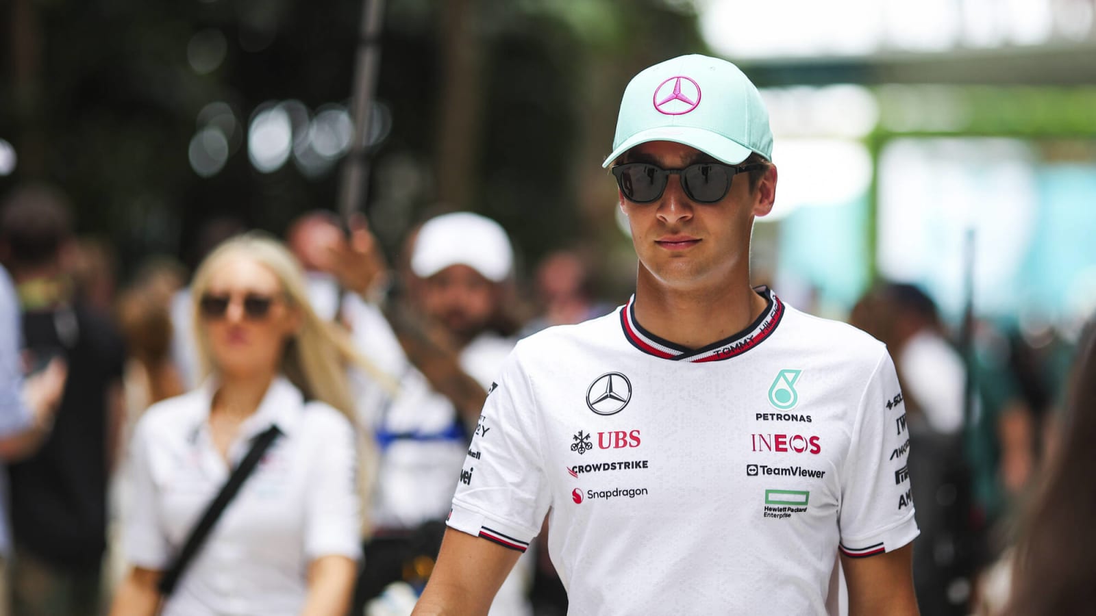 George Russell grudgingly admits he was ‘nowhere in comparison to Lewis Hamilton’ at the Miami GP