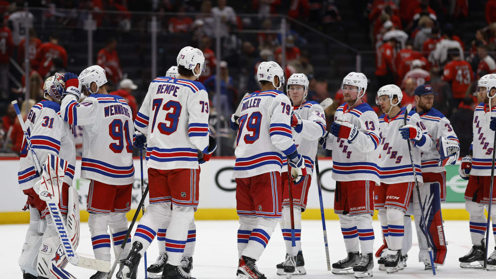 Rangers look to sweep Capitals Sunday night following stellar game 3 performance