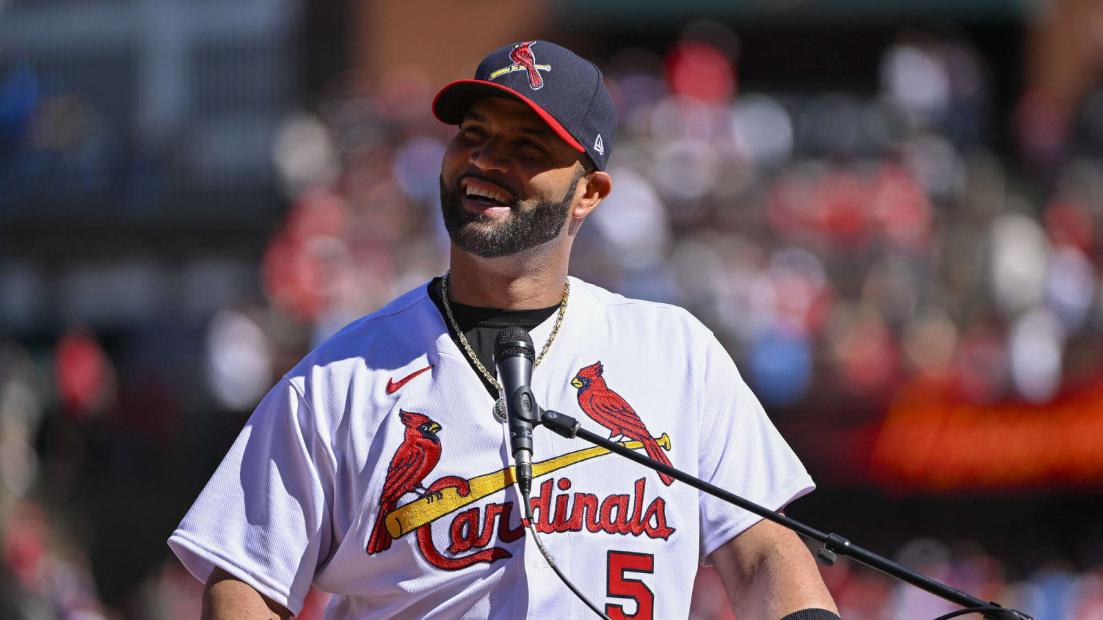 Angels star Albert Pujols gives South Florida boy his jersey 