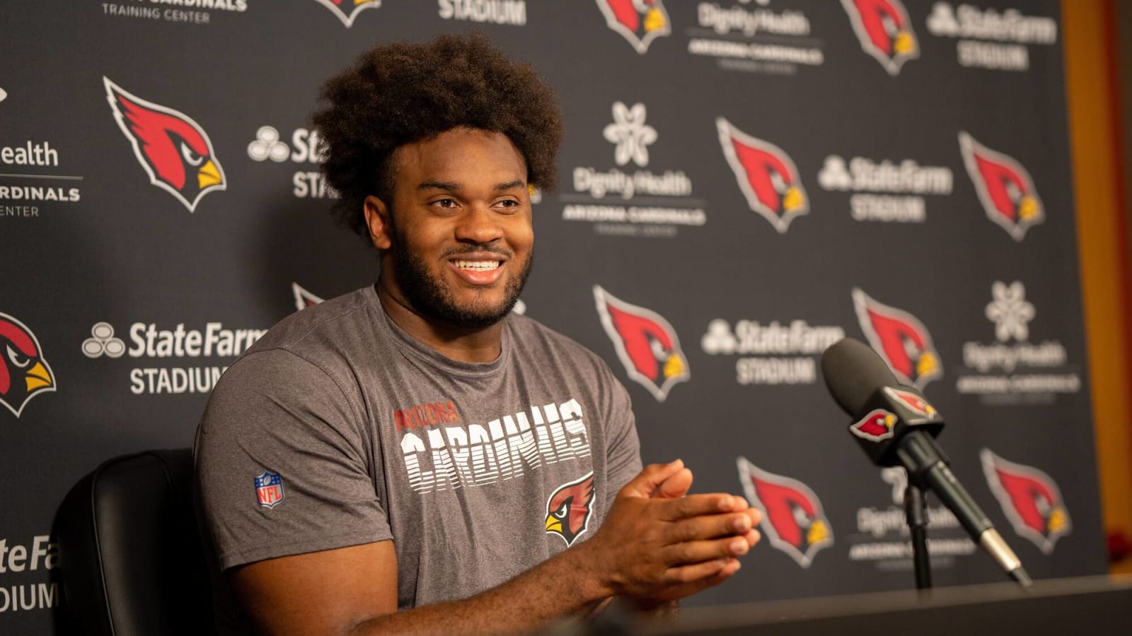 Inside the Tasty Rookie Duties of Cardinals OL Paris Johnson